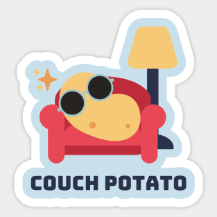 Lazy Potato Sticker